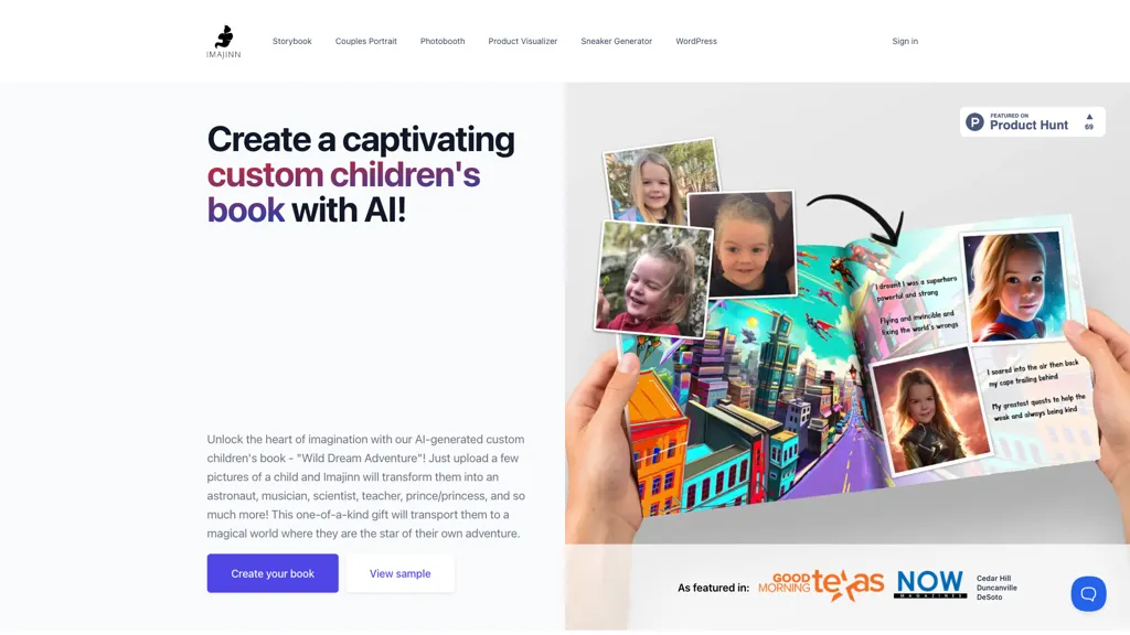AI Personalized Children's Book screenshot