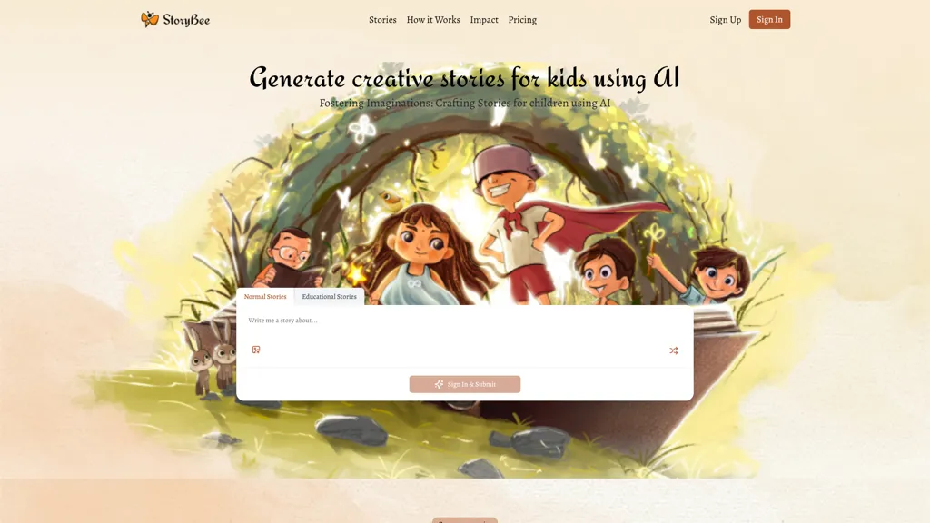 StoryBee screenshot