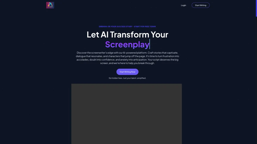 Screenwriting.AI screenshot
