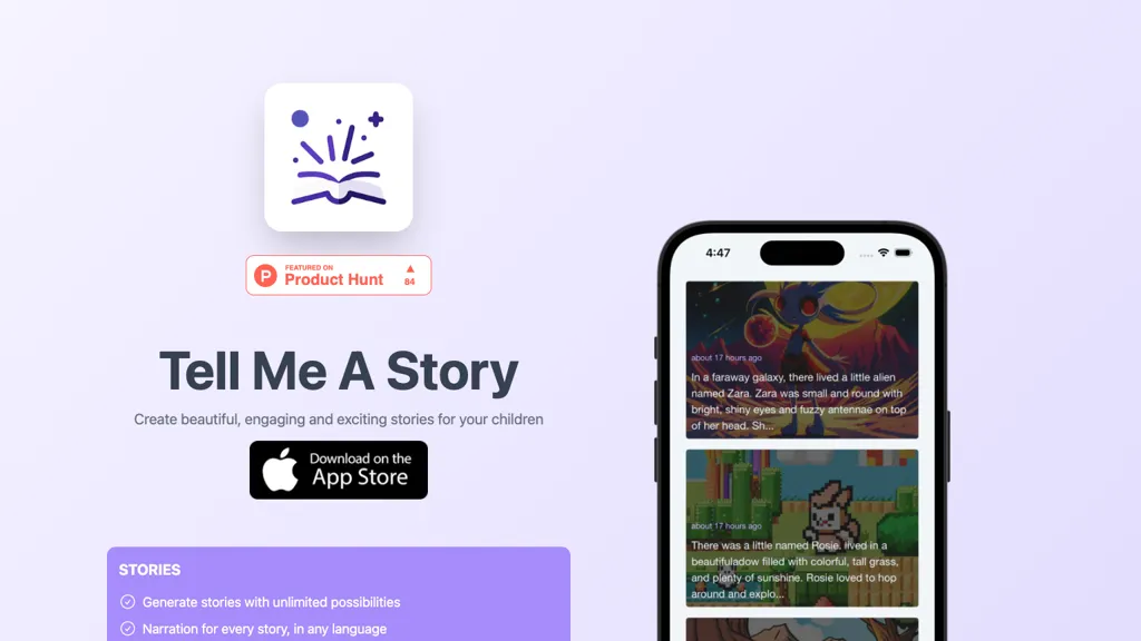 Tell Me A Story screenshot
