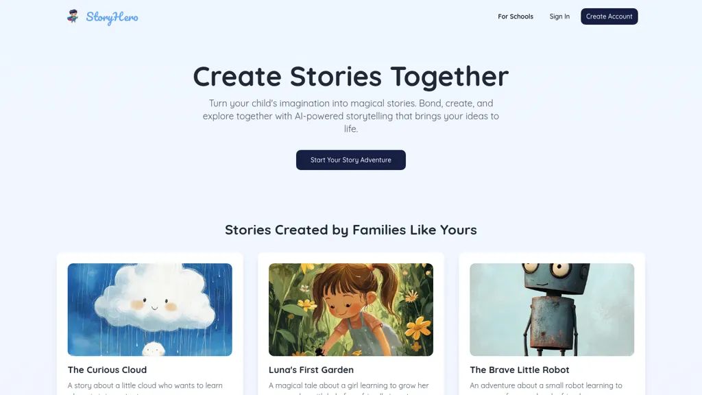 StoryHero screenshot