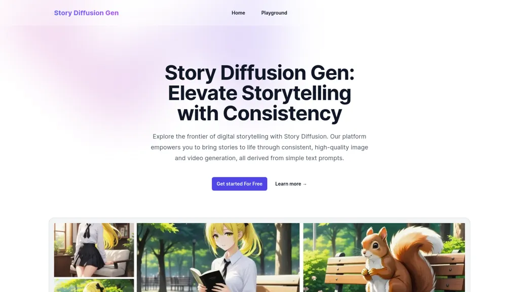 Story Diffusion Gen screenshot
