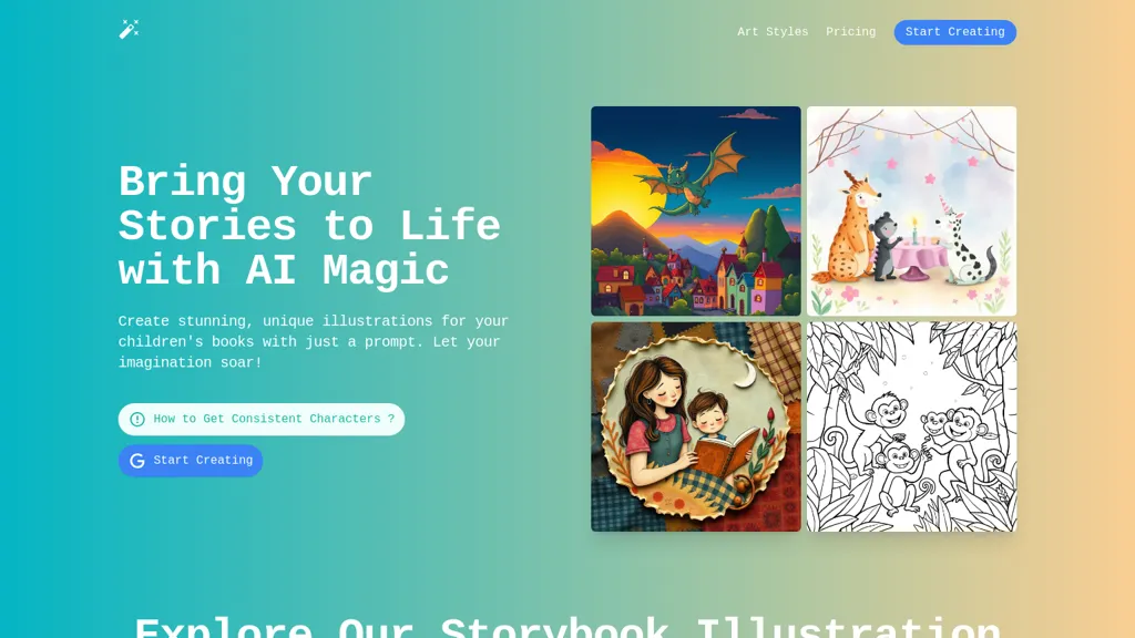 StoryArtAI screenshot