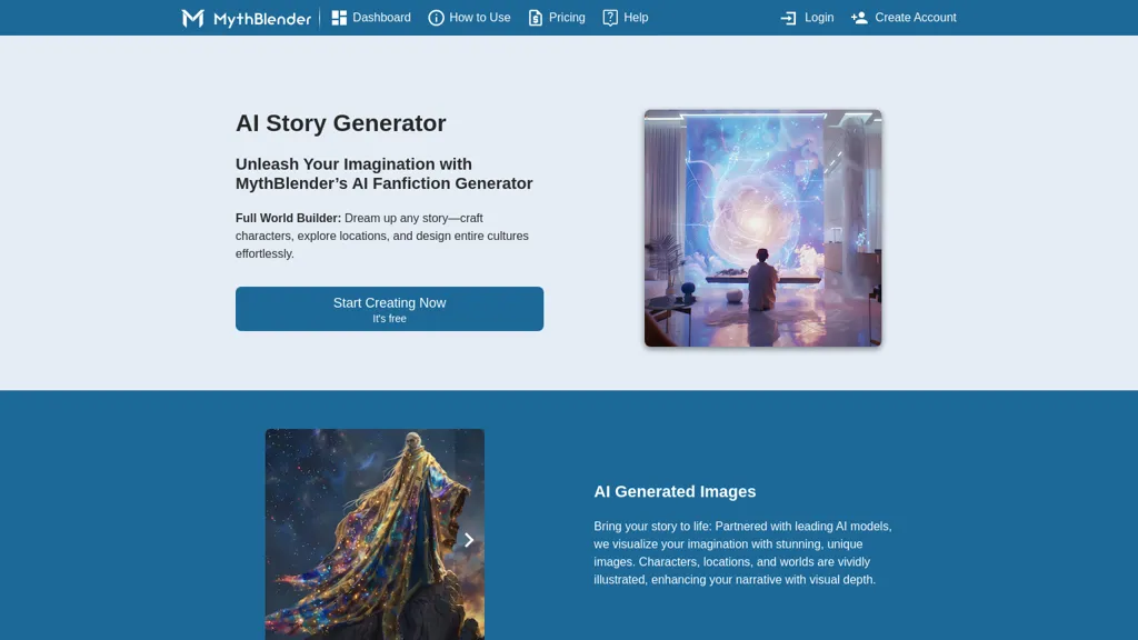 MythBlender screenshot