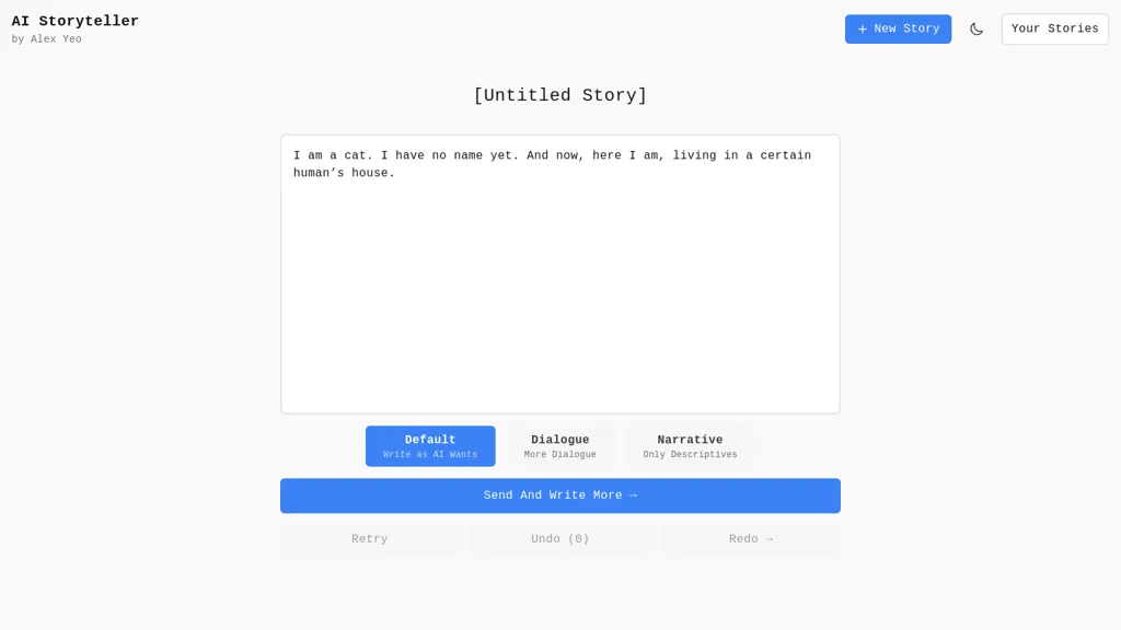 AI Storyteller screenshot
