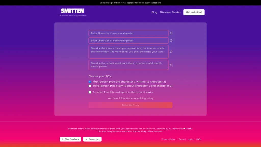 Smitten Stories screenshot