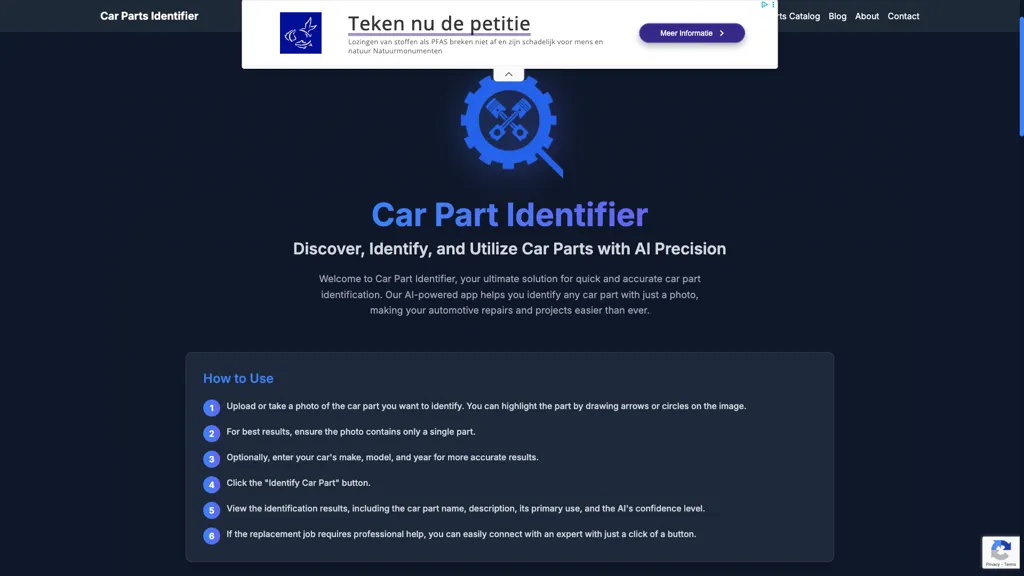 Car Part Identifier screenshot