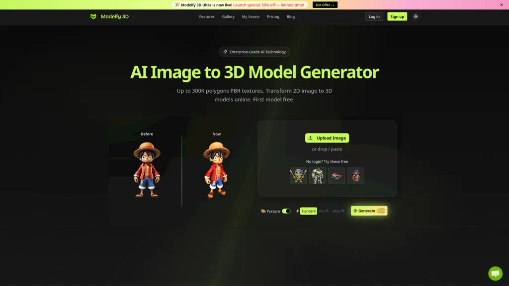 Modelfy 3D screenshot