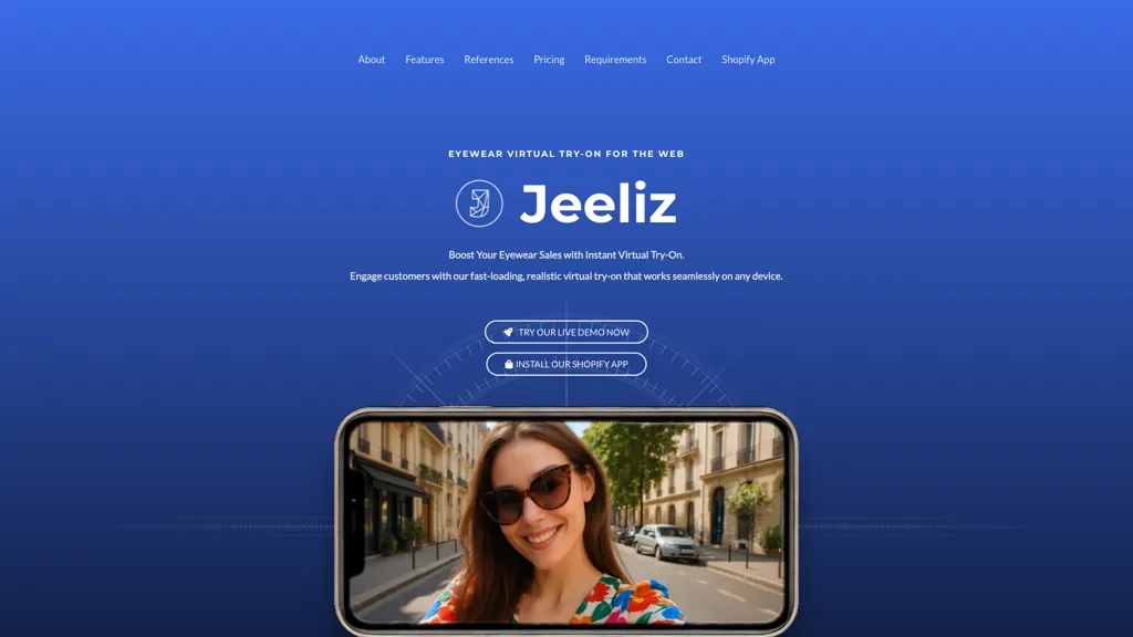 jeeliz.com screenshot