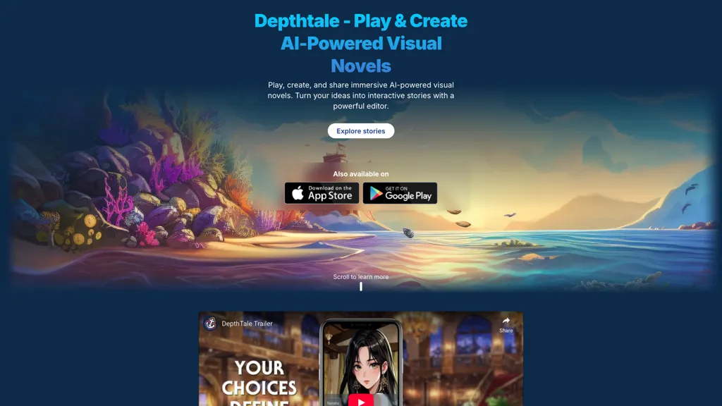 Depthtale screenshot