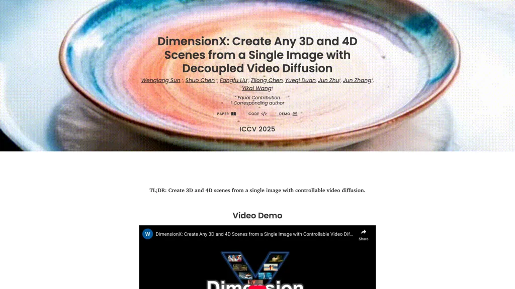 DimensionX screenshot