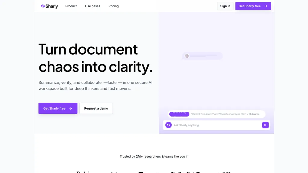 Sharly AI screenshot