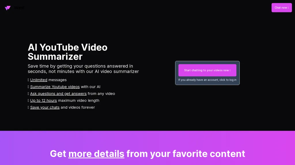 Skipit.ai screenshot