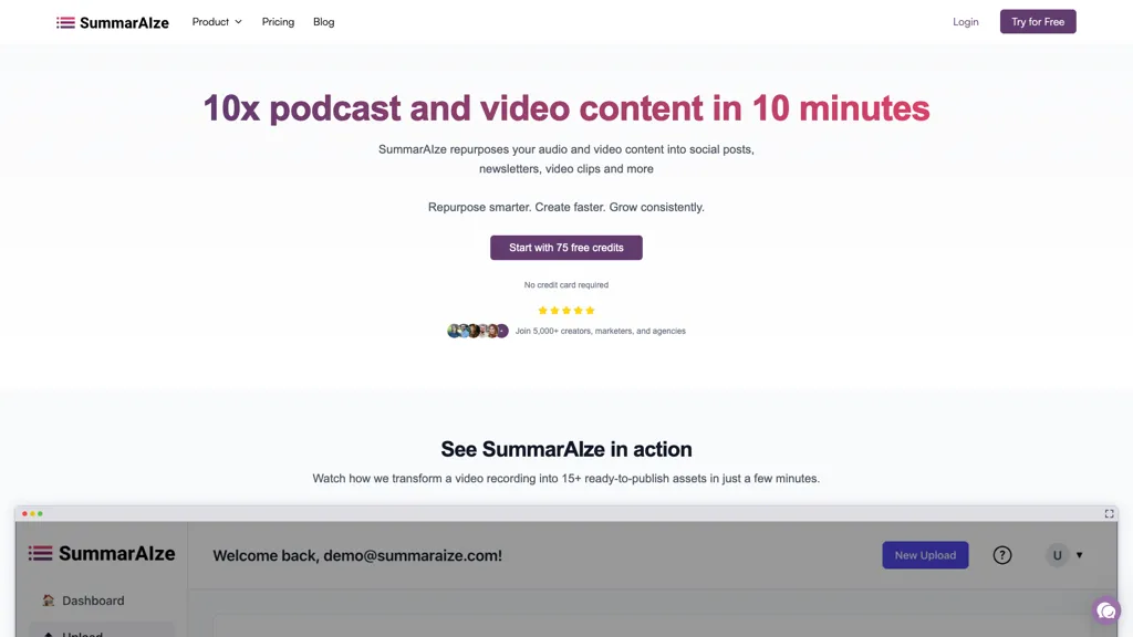 SummarAIze screenshot