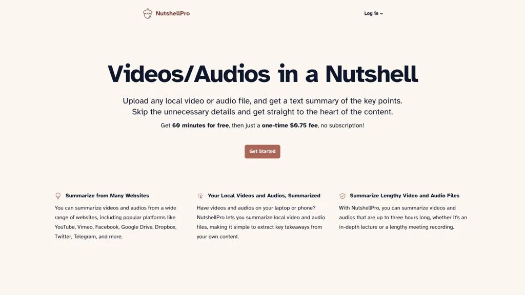 NutshellPro screenshot