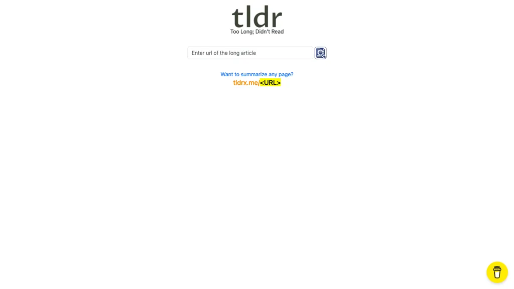 TLDRX screenshot