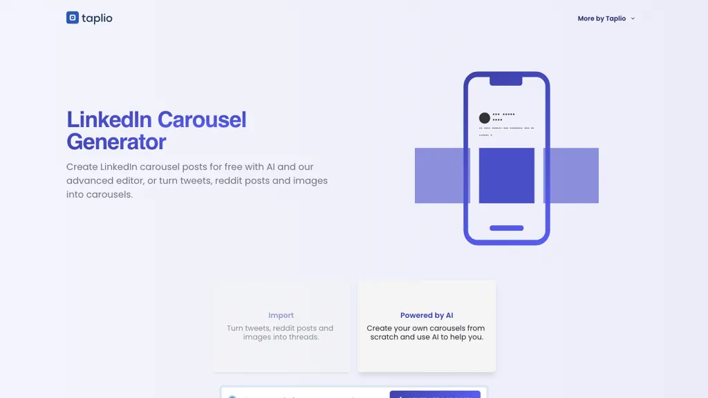 Carousel screenshot