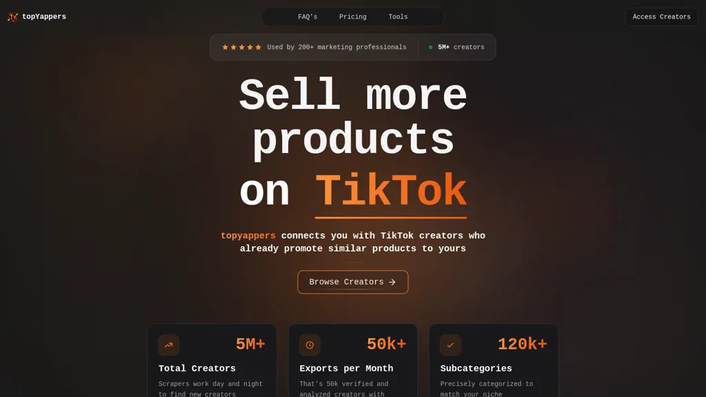 topYappers screenshot