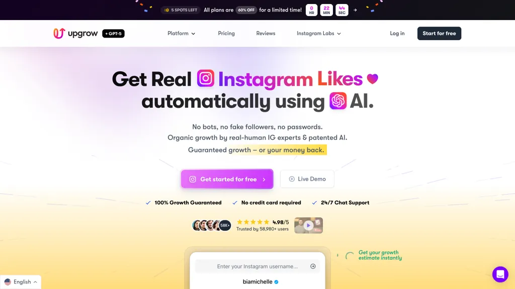 upgrow.com screenshot