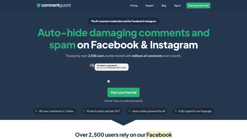 commentguard.io screenshot