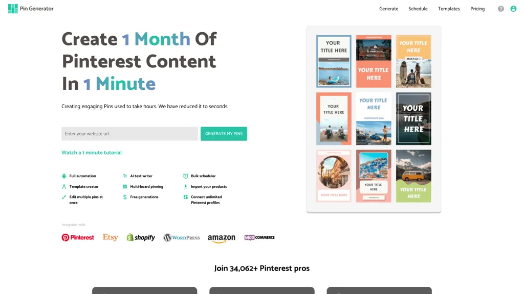 Pin Generator screenshot
