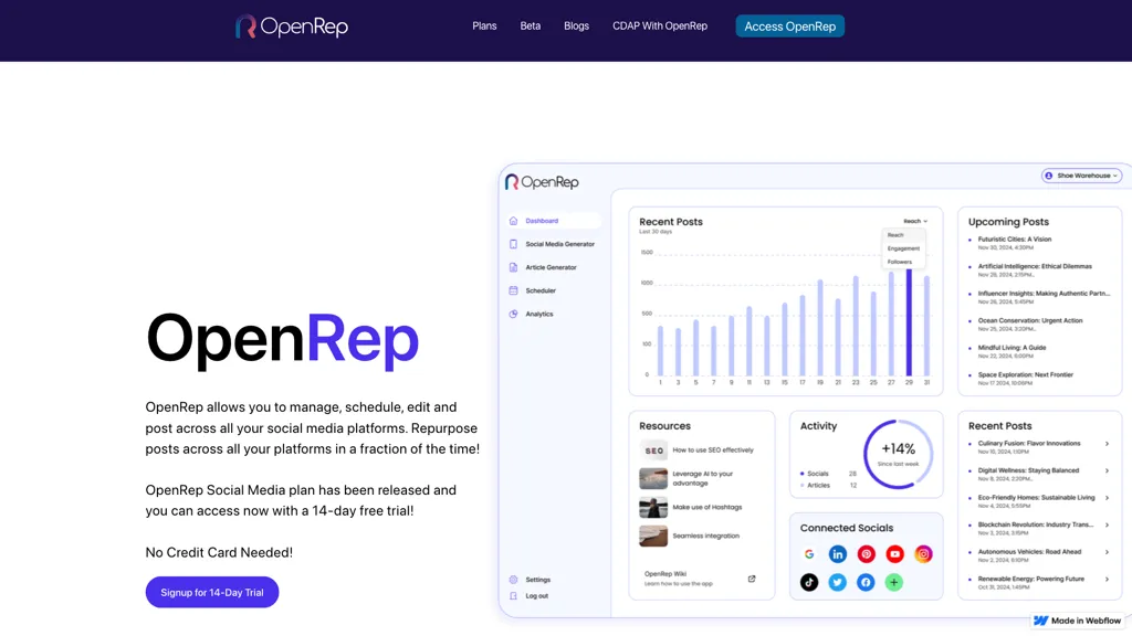 OpenRep screenshot