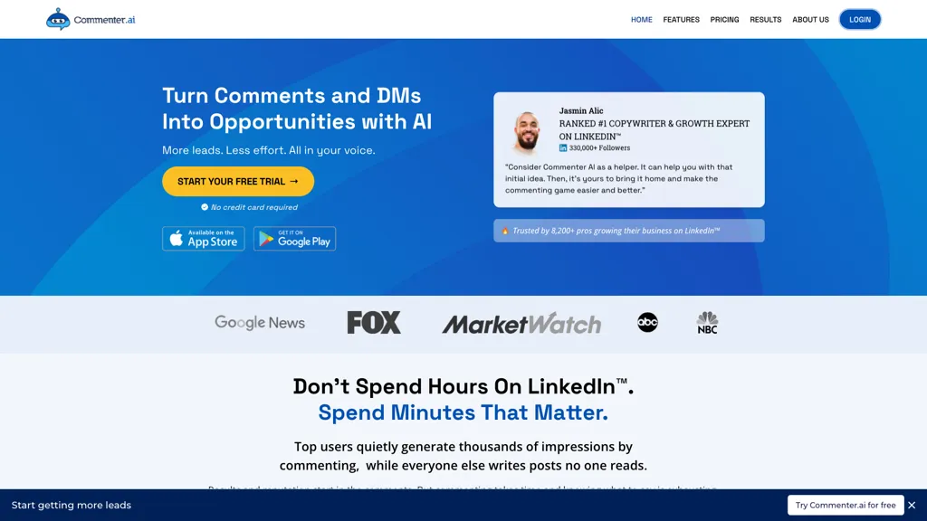 Commenter screenshot