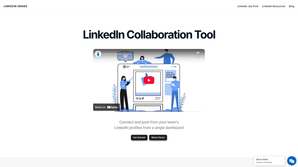 Linkedin Geniee screenshot