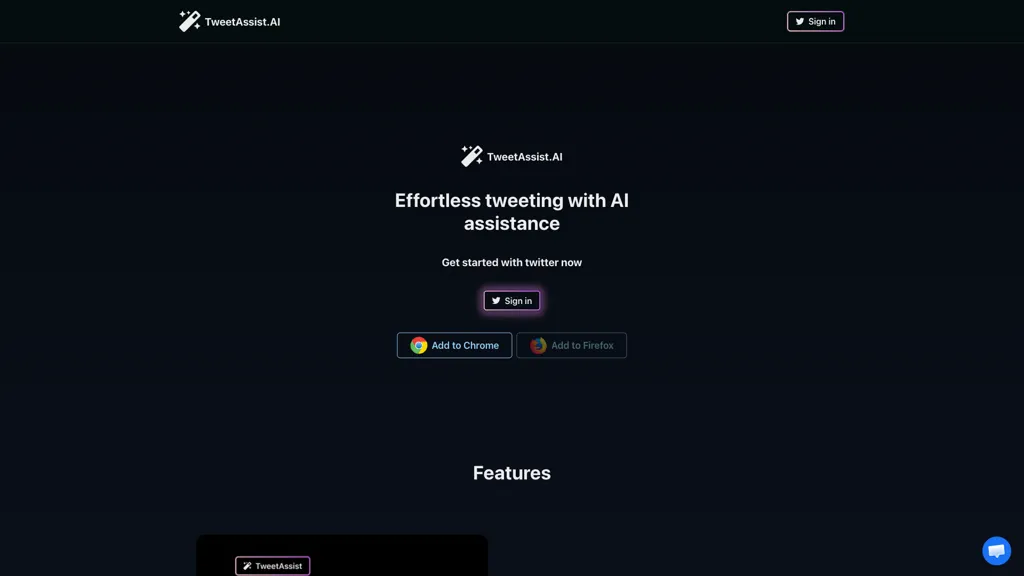 Tweet Assist App screenshot