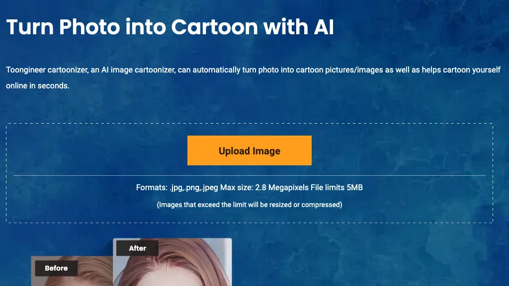 Toongineer Cartoonizer screenshot
