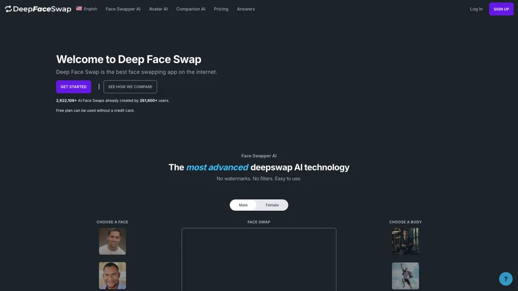 Deep Face Swap screenshot