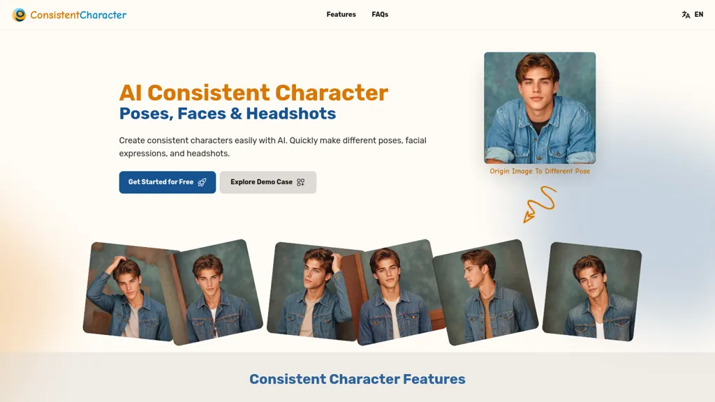 Consistent character screenshot