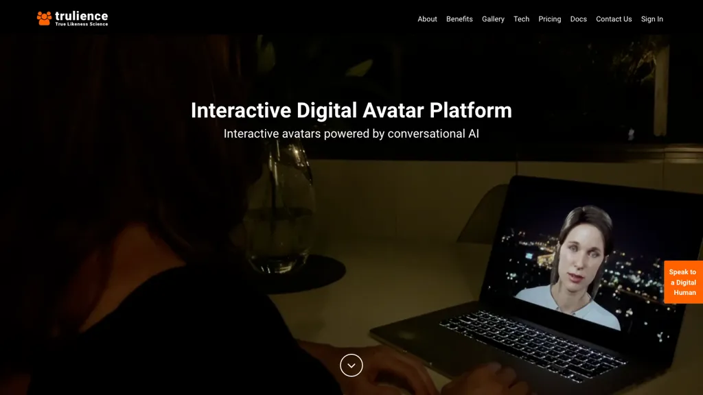trulience.com screenshot