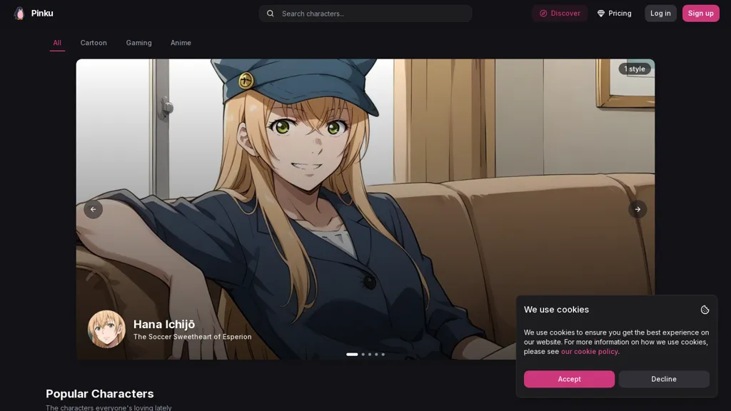 Pinku.ai screenshot