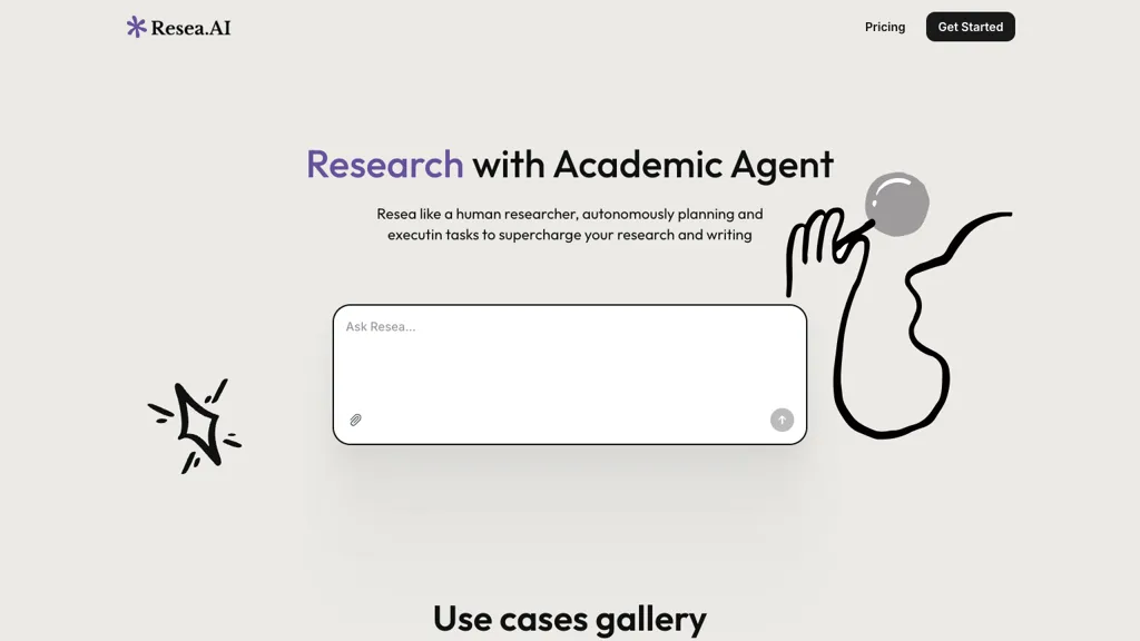 Resea AI screenshot