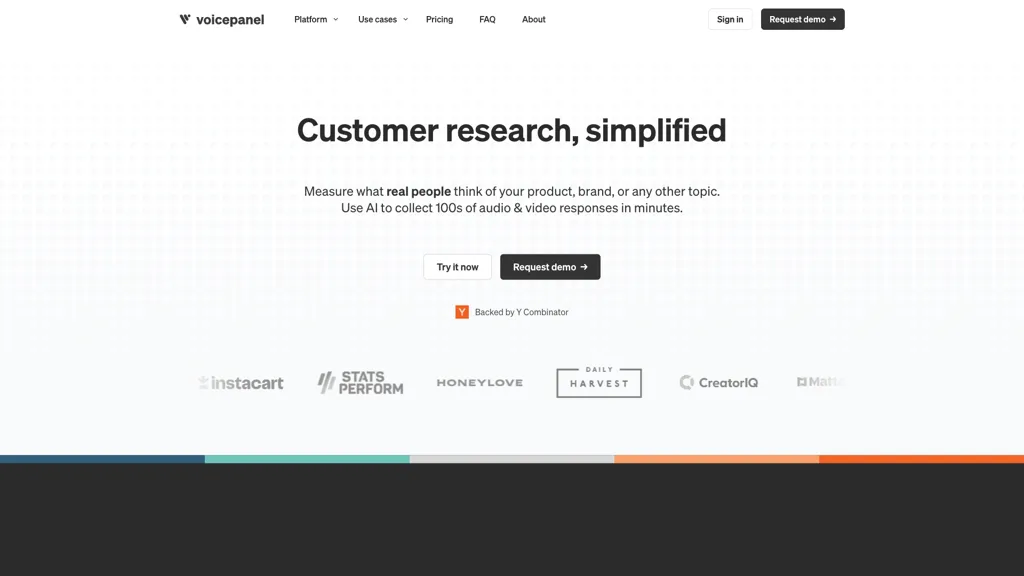 Voicepanel screenshot