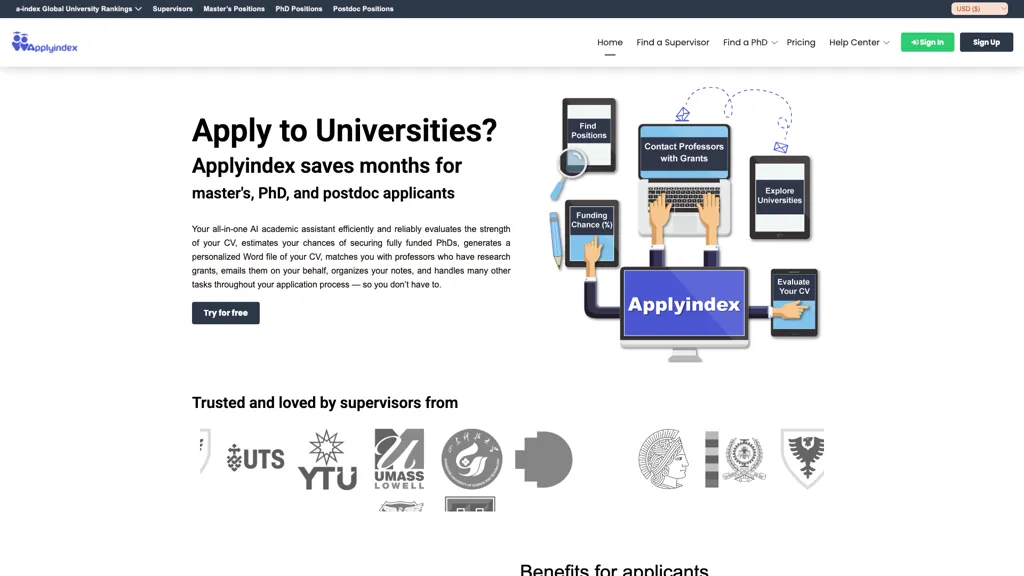 Applyindex screenshot