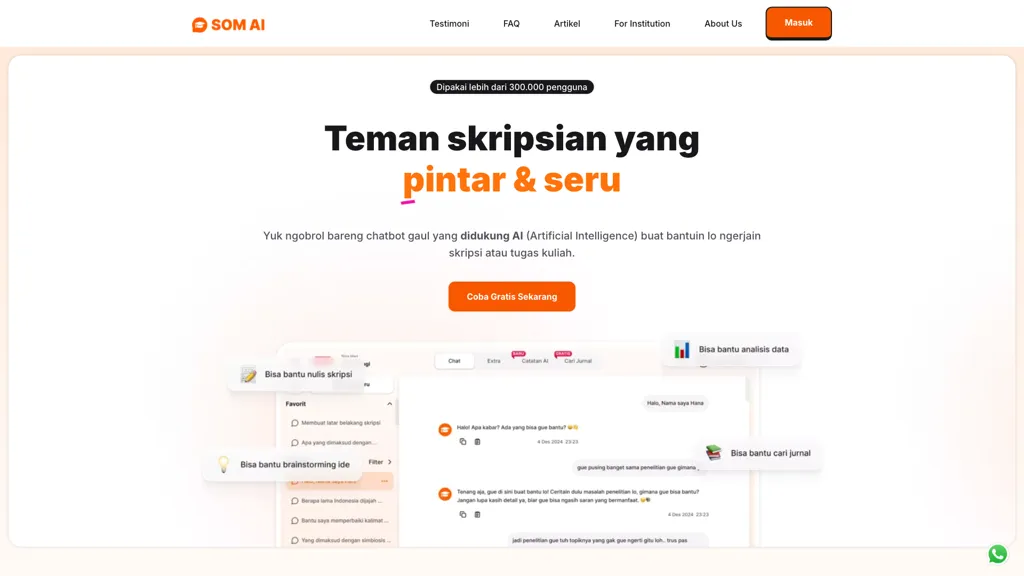 SOM AI screenshot