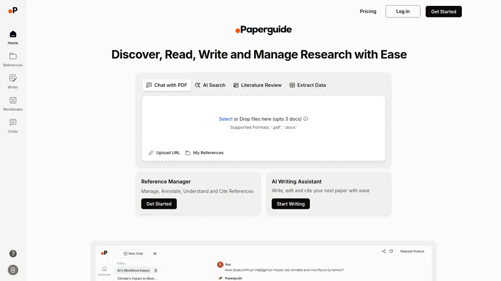 Paperguide screenshot