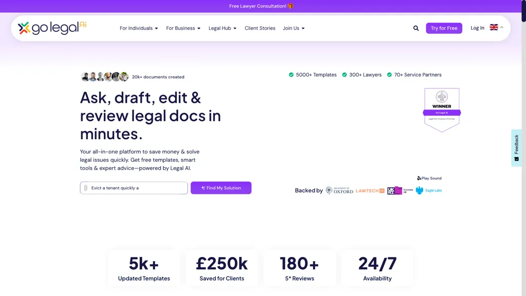 Go Legal Ai screenshot