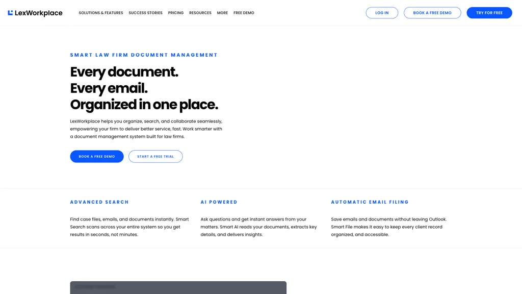 LexWorkplace screenshot