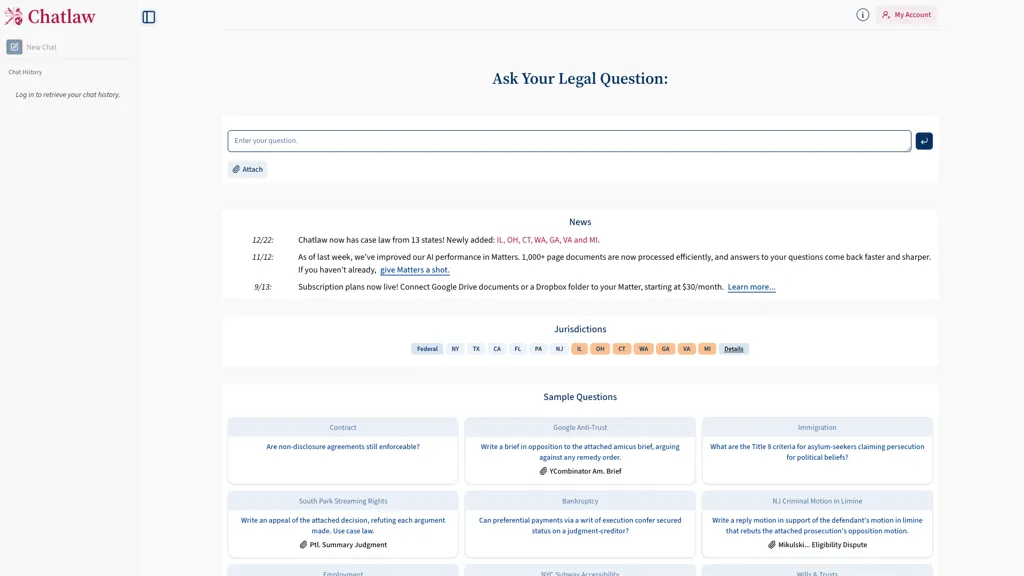 ChatLaw screenshot