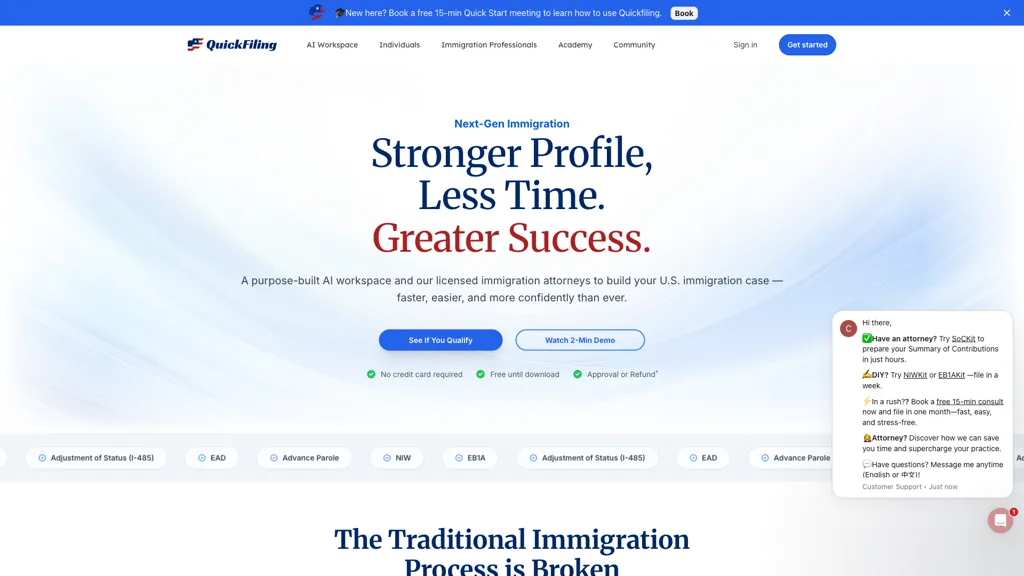 QuickFiling screenshot