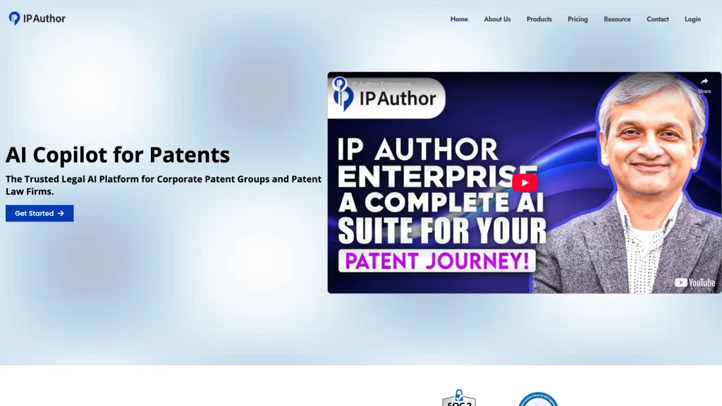 IP Author screenshot