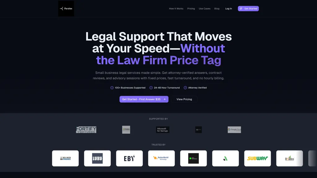 Paralex AI screenshot