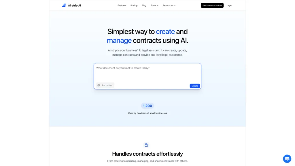 Airstrip AI screenshot