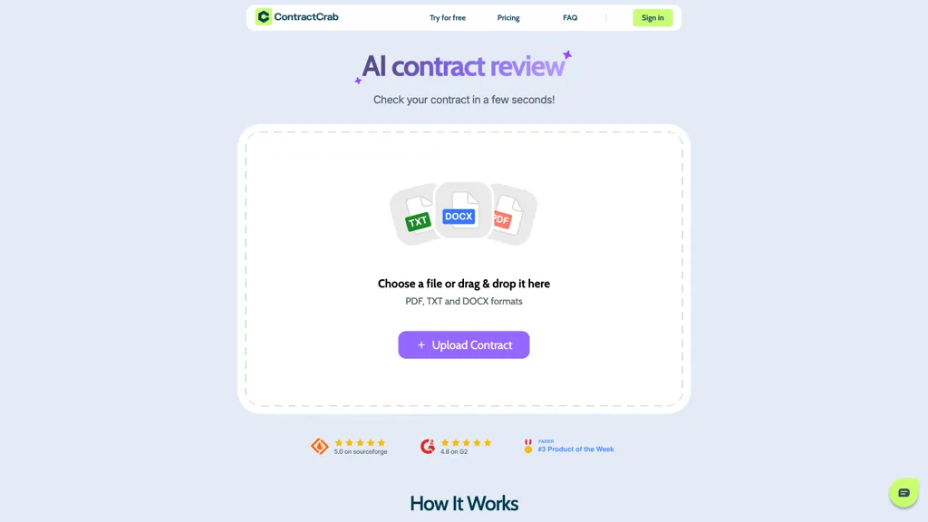 ContractCrab screenshot