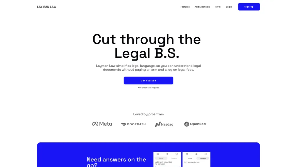 Layman Law screenshot
