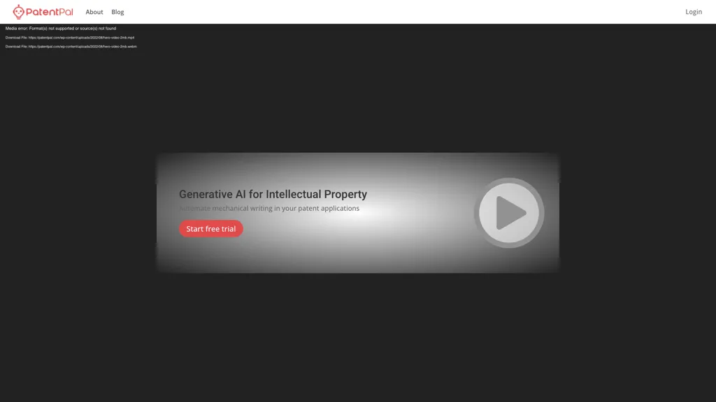 PatentPal screenshot