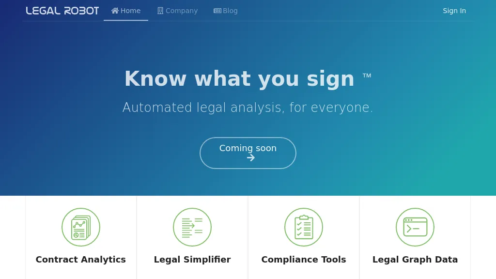 Legal Robot screenshot